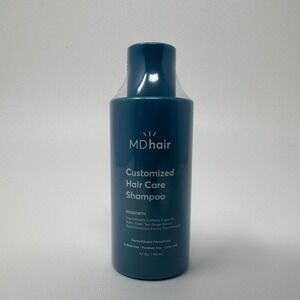 MDhair Customized Hair Care Shampoo for Regrowth Sulfate Free 3.7 Oz